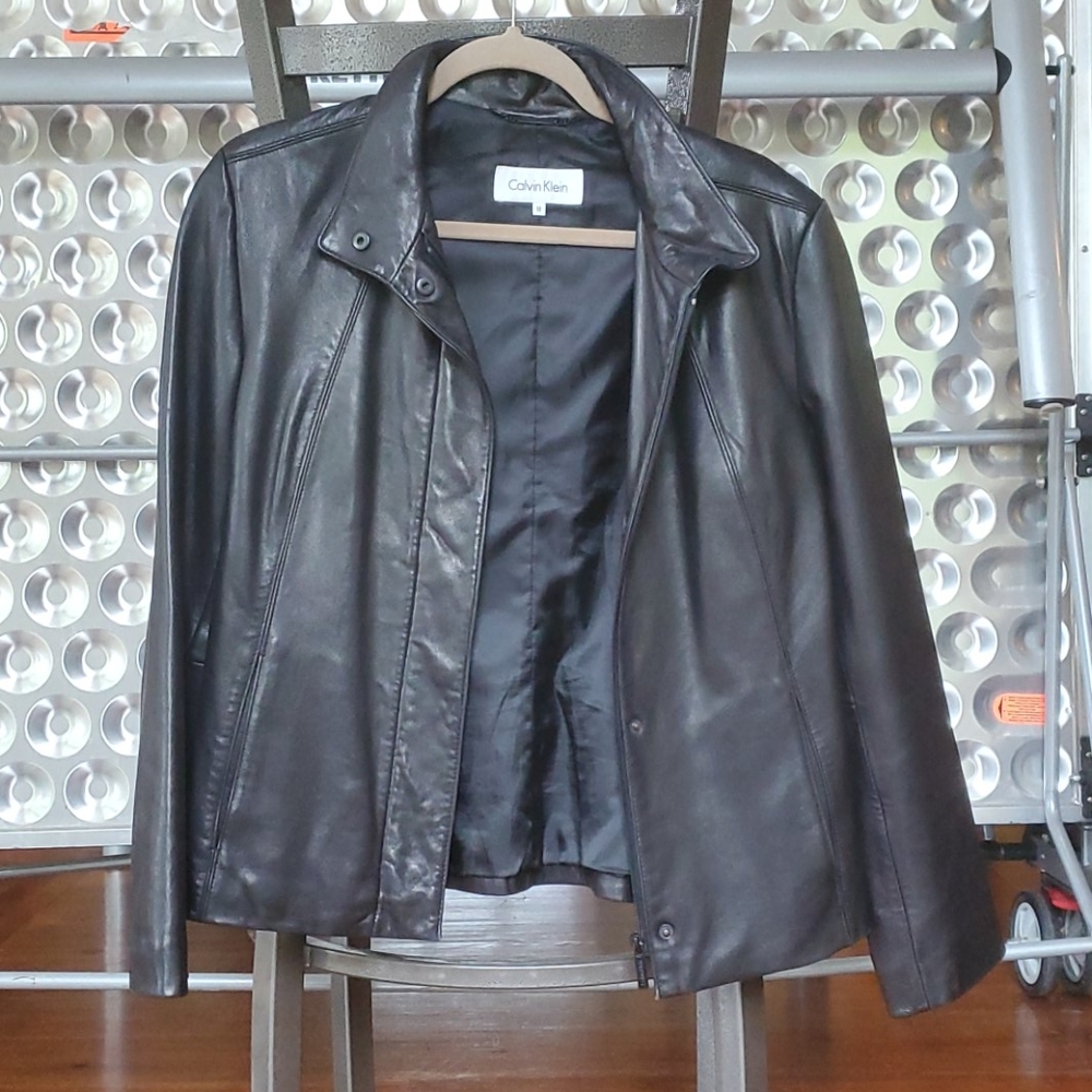 Vintage Calvin Klein Leather Jacket